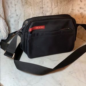 Prada Black Nylon Shoulder Bag